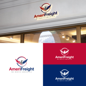 AmeriFreight - We move America | Logo Design by tejo
