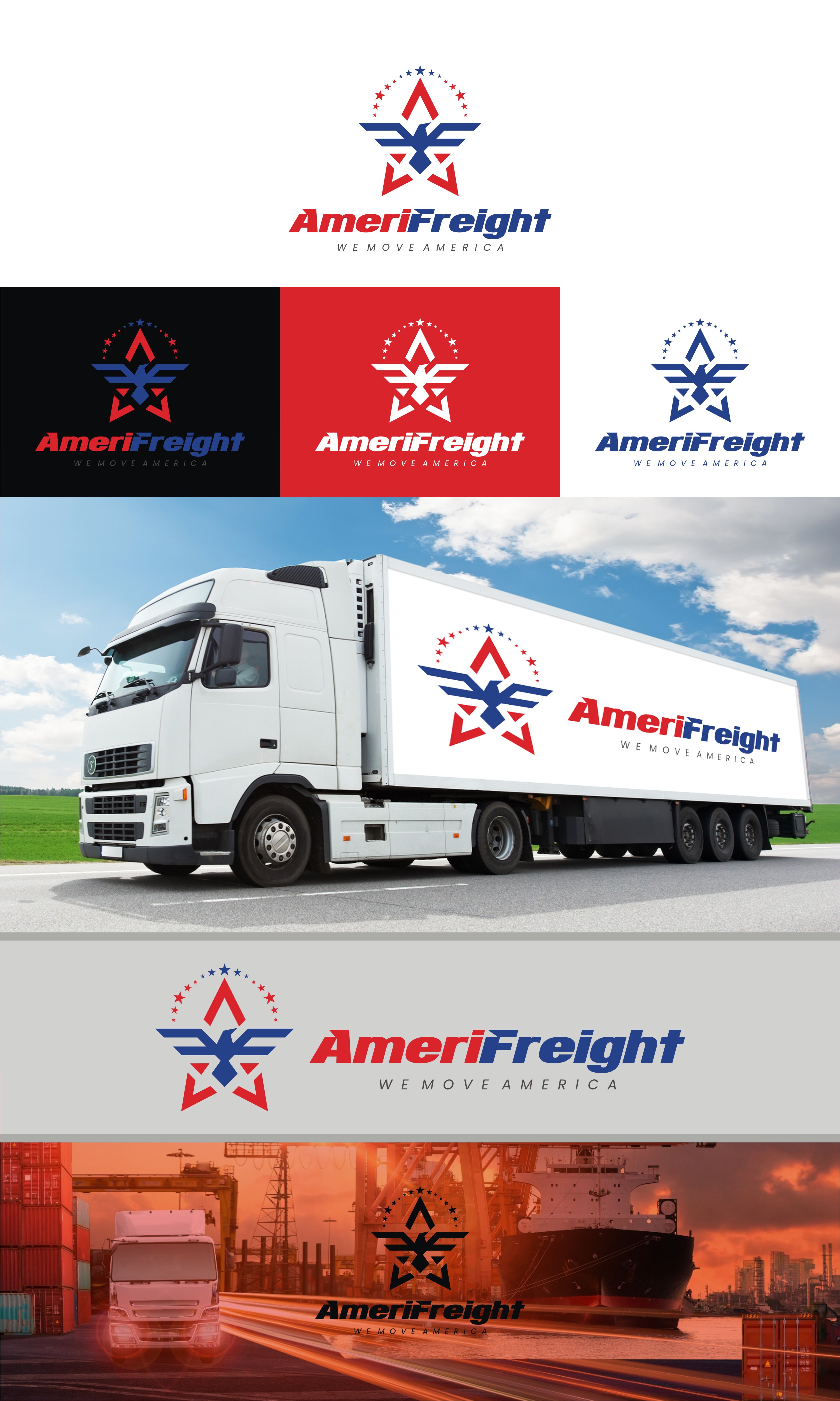 Logo Design by Z-D°Studio™ for AF Management Consulting LLC | Design #23299424