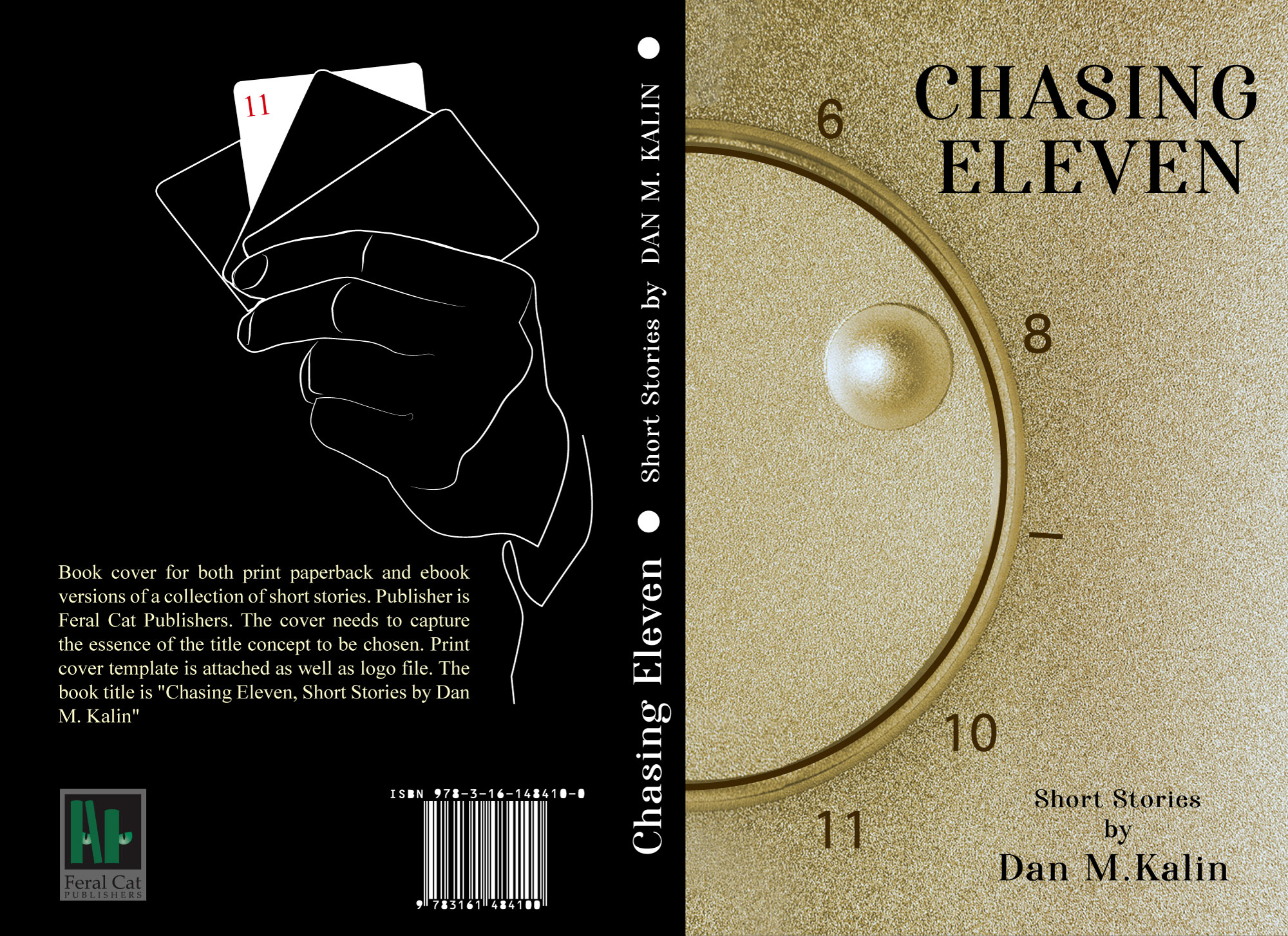 Diseño de portada de libro por mh0359895 2 para Feral Cat Publishers | Diseño #23307408