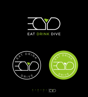 Eat Drink Dive | Logo Design by Yummy Art