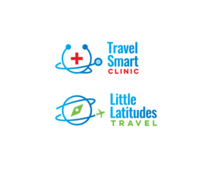 Travel Smart Clinic; Little Latitudes Travel | Logo Design by Buck Tornado