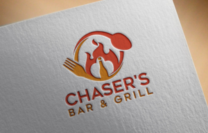 CHASER'S Bar & Grill | Logo Design by akterkhadijars