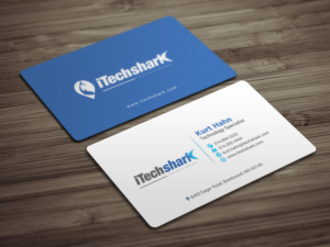 Business Cards for Tech Company - iTechshark | Visitenkarten-Design von mdreyad