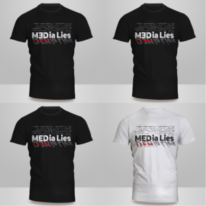 Political Tee shirt design to say that the left wing media and the Democrat party are one in Lying | T-Shirt-Design von Kero