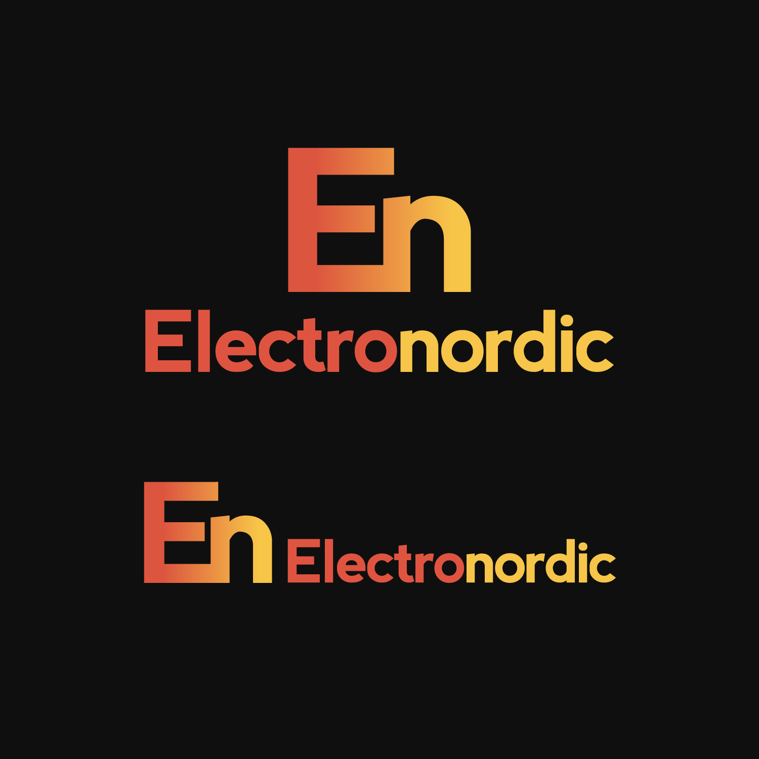 Logo Design by DistShorty - Poorna for Electronordic AB | Design #23330597