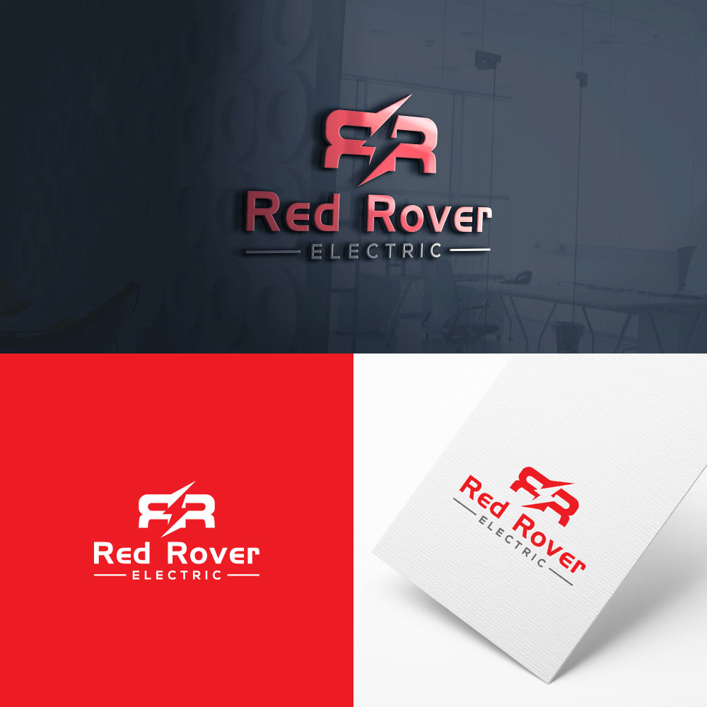 Logo Design by jahidshuvo.creative for Red Rover Electric | Design: #23297035