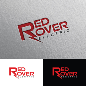 Red Rover Electric. I am thinking big R very little “ed”, Big R very little “over” Electric. I am not very creative it’s just an idea. I am very open to a hip, classic design that feels organic and masculine as this is an electrical business.  | Logo Design by Rii
