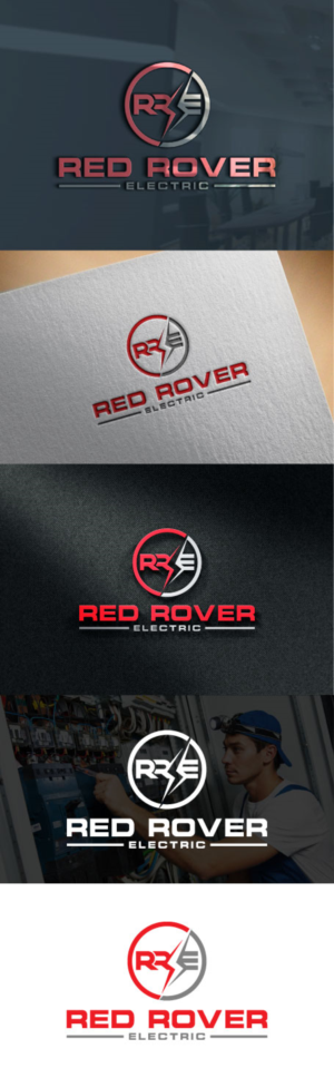 Red Rover Electric. I am thinking big R very little “ed”, Big R very little “over” Electric. I am not very creative it’s just an idea. I am very open to a hip, classic design that feels organic and masculine as this is an electrical business.  | Logo Design by JAHID BIN JAFAR