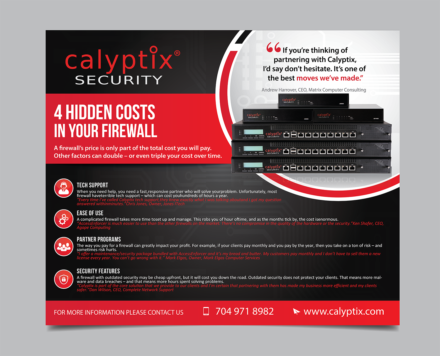 Flyer Design by alex989 for Calyptix | Design #23310641