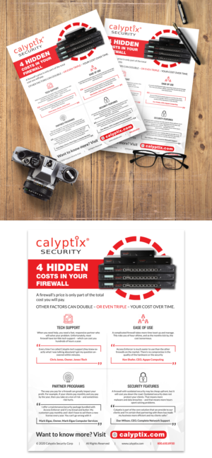 Design de Flyer par TAMZ pour Calyptix | Design #23307529