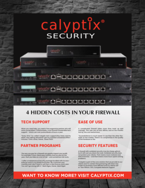 Flyer Design by chandrayaan.creative for Calyptix | Design: #23309617