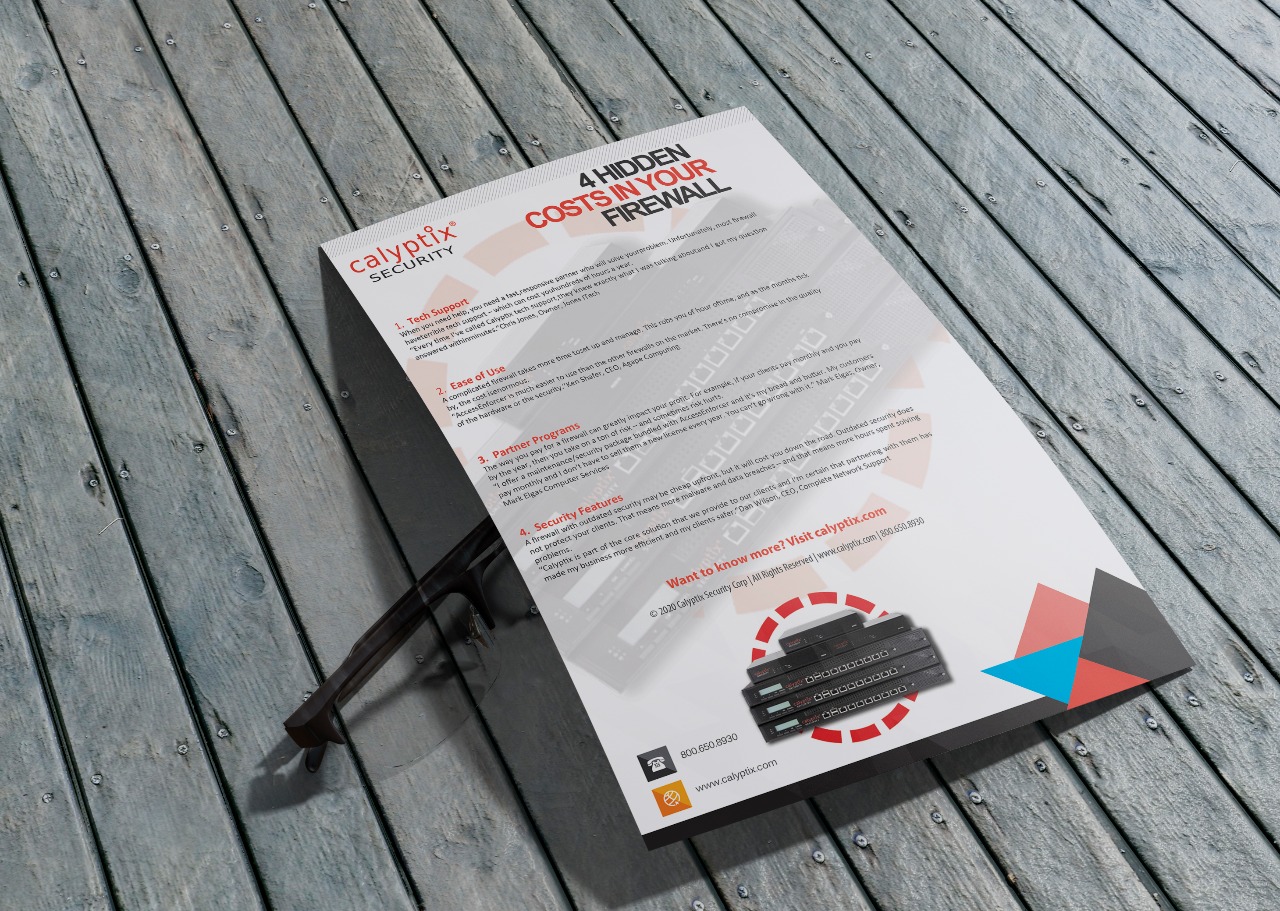 Design de Flyer par Fusionex Studio pour Calyptix | Design #23304598