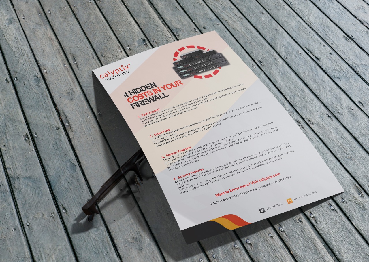 Design de Flyer par Fusionex Studio pour Calyptix | Design #23304617