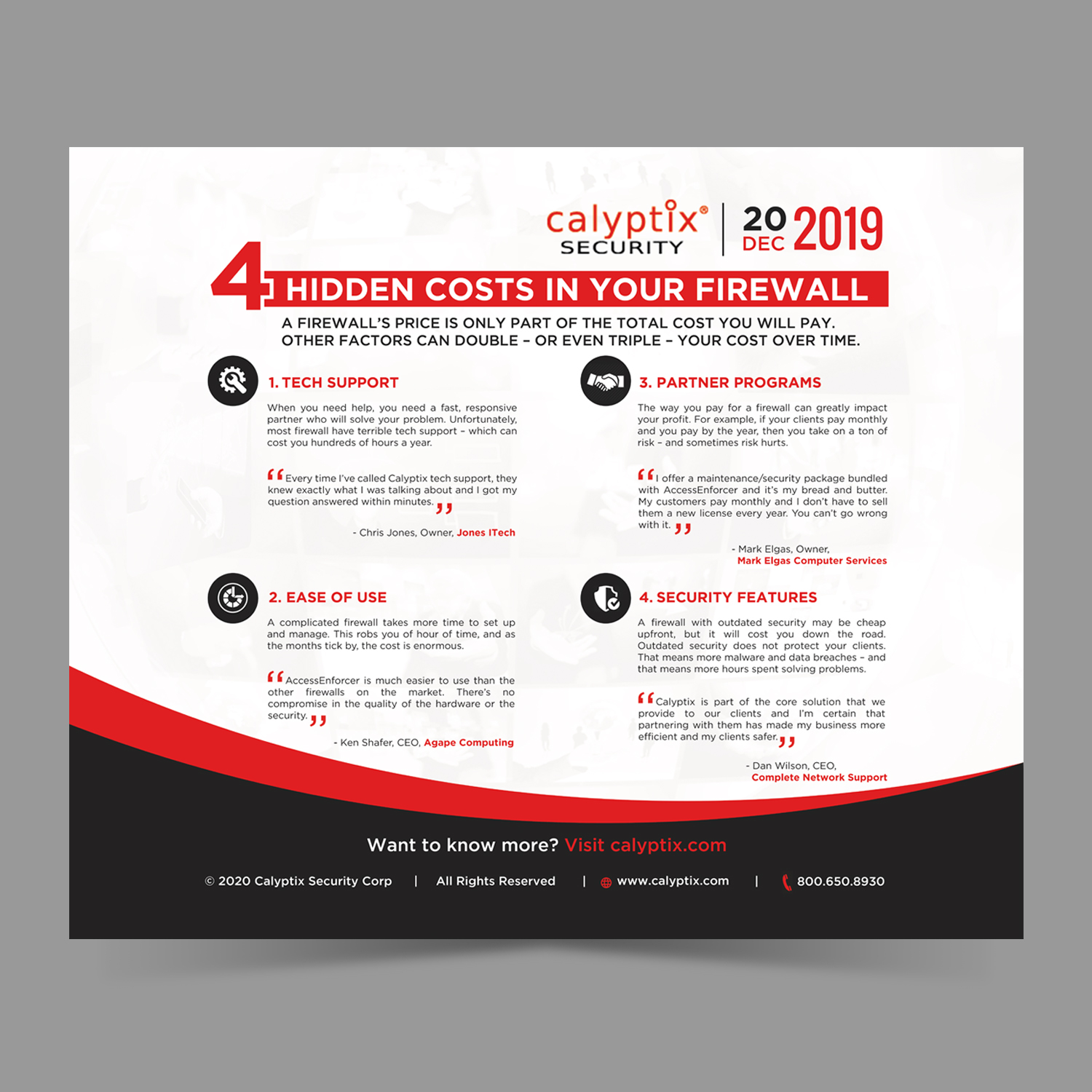 Design de Flyer par Schöpfer pour Calyptix | Design #23300593