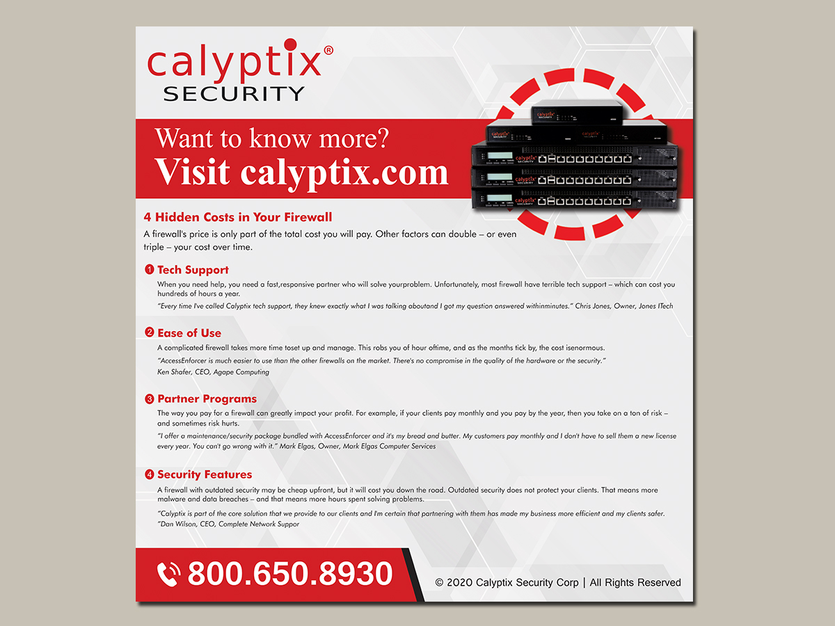 Flyer-Design von Cocobibo für Calyptix | Design #23296867