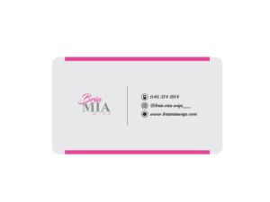Bria Mia Wigs Fancy Business Card’s  | Design de Carte de Visite par jnh