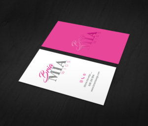 Bria Mia Wigs Fancy Business Card’s  | Design de Carte de Visite par MDesign