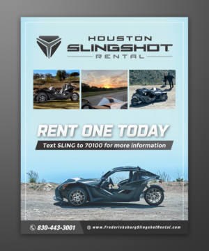 Magazine Design by OwnDesign for Houston Slingshot Rental | Design #23300760