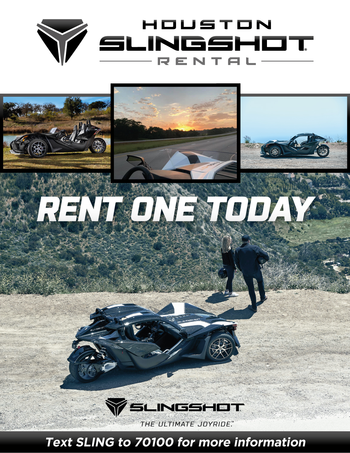Magazine Design by HamzaMalik for Houston Slingshot Rental | Design #23297909