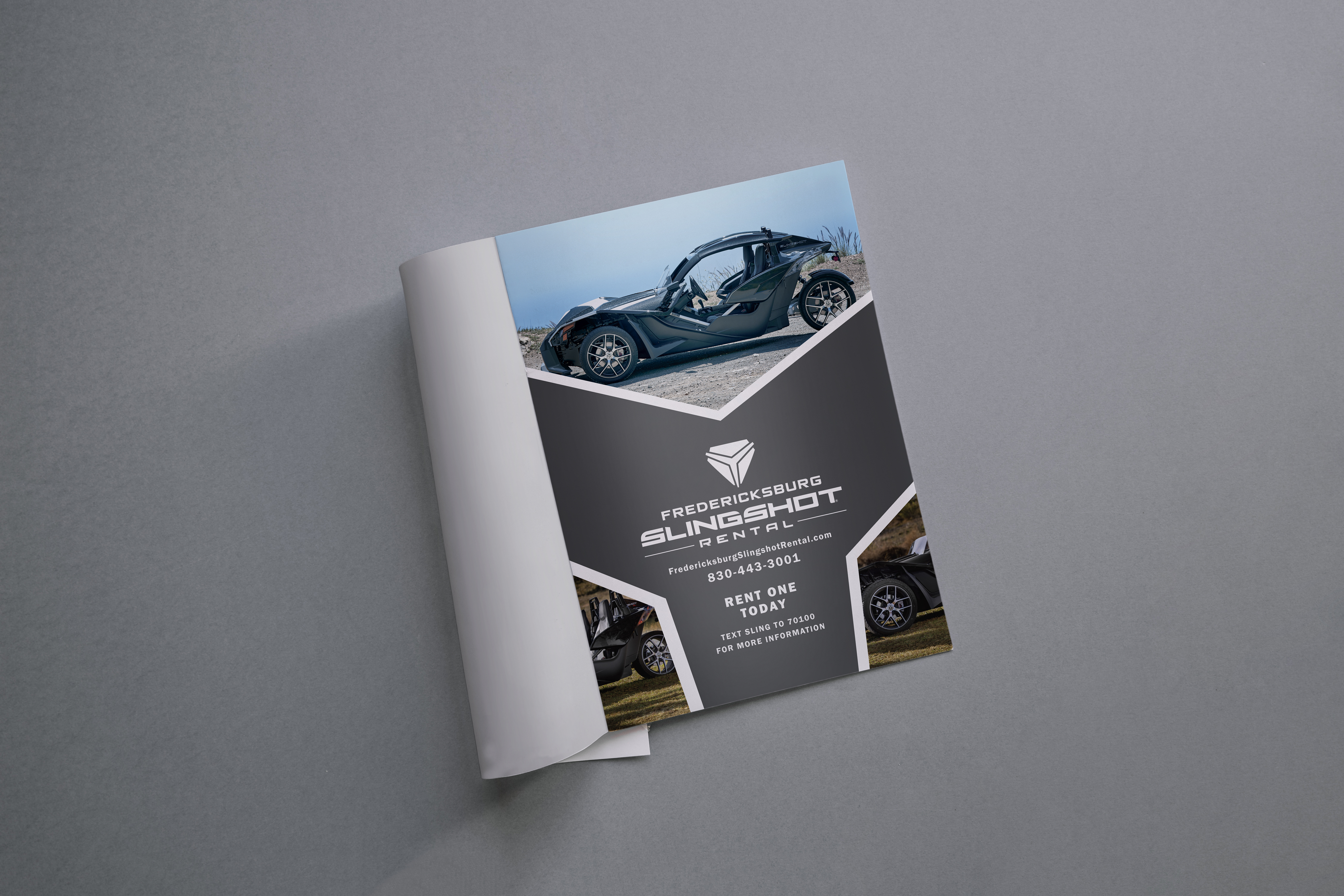 Magazine Design by atularts for Houston Slingshot Rental | Design #23319111