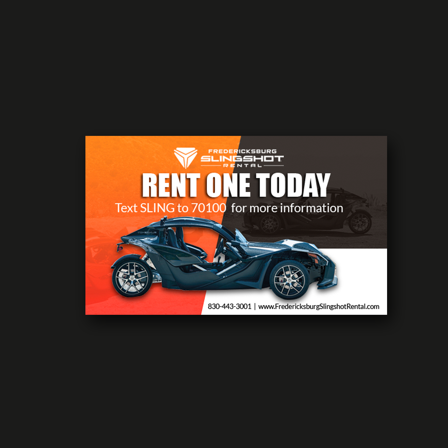 Design de Revue par Schöpfer pour Houston Slingshot Rental | Design #23326945