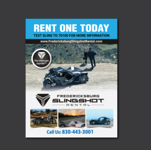 Magazine Design by meet007 for Houston Slingshot Rental | Design: #23302806