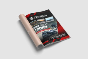 Magazine Design by Jai Shri Ram for Houston Slingshot Rental | Design: #23298306