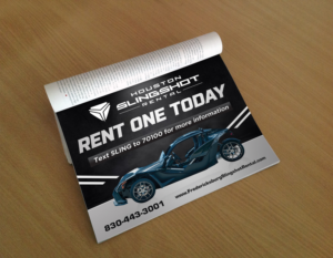 Magazine Design by SWASTIK for Houston Slingshot Rental | Design: #23310544