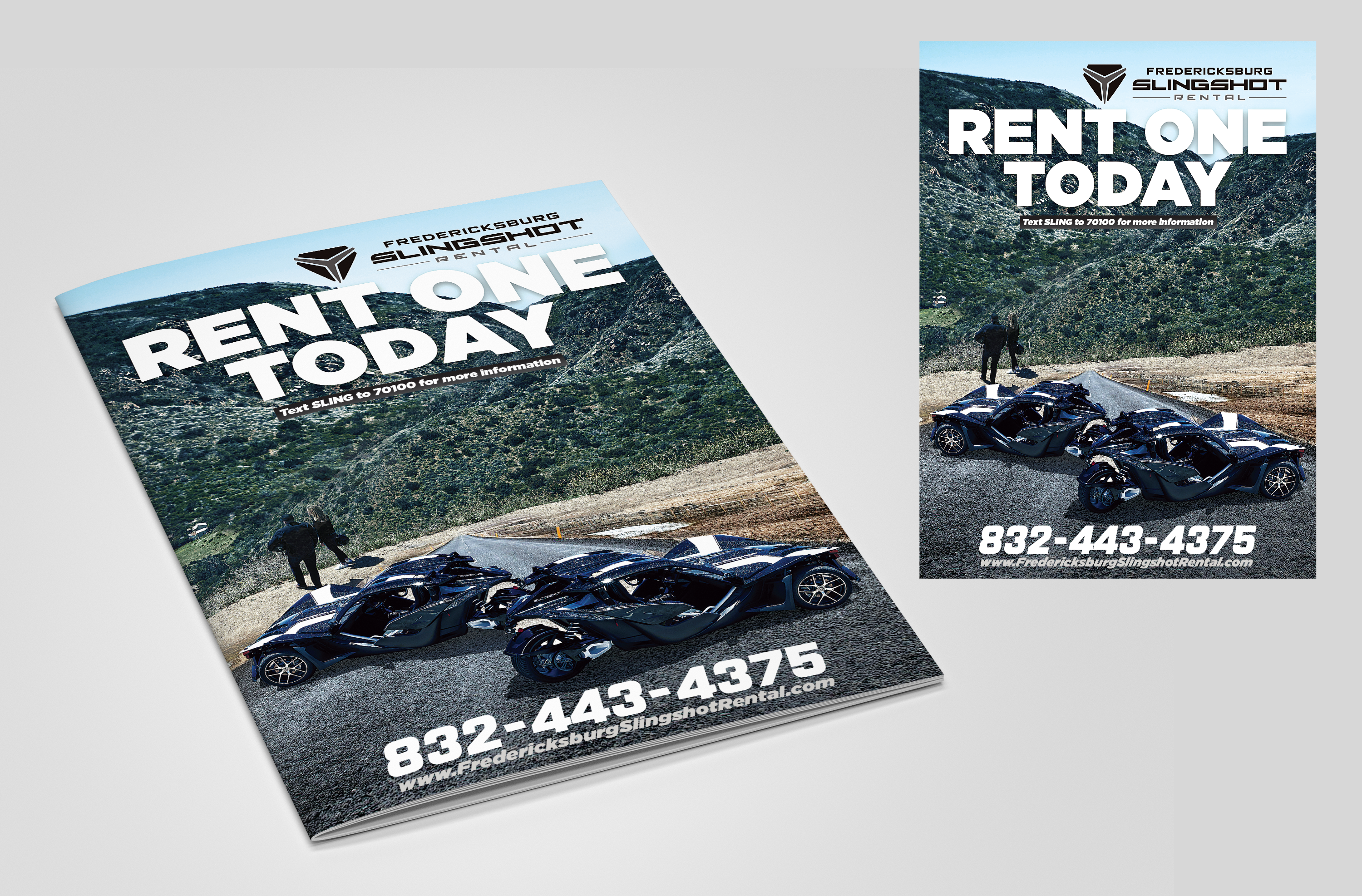 Magazine Design by fastdesign360 for Houston Slingshot Rental | Design #23331478