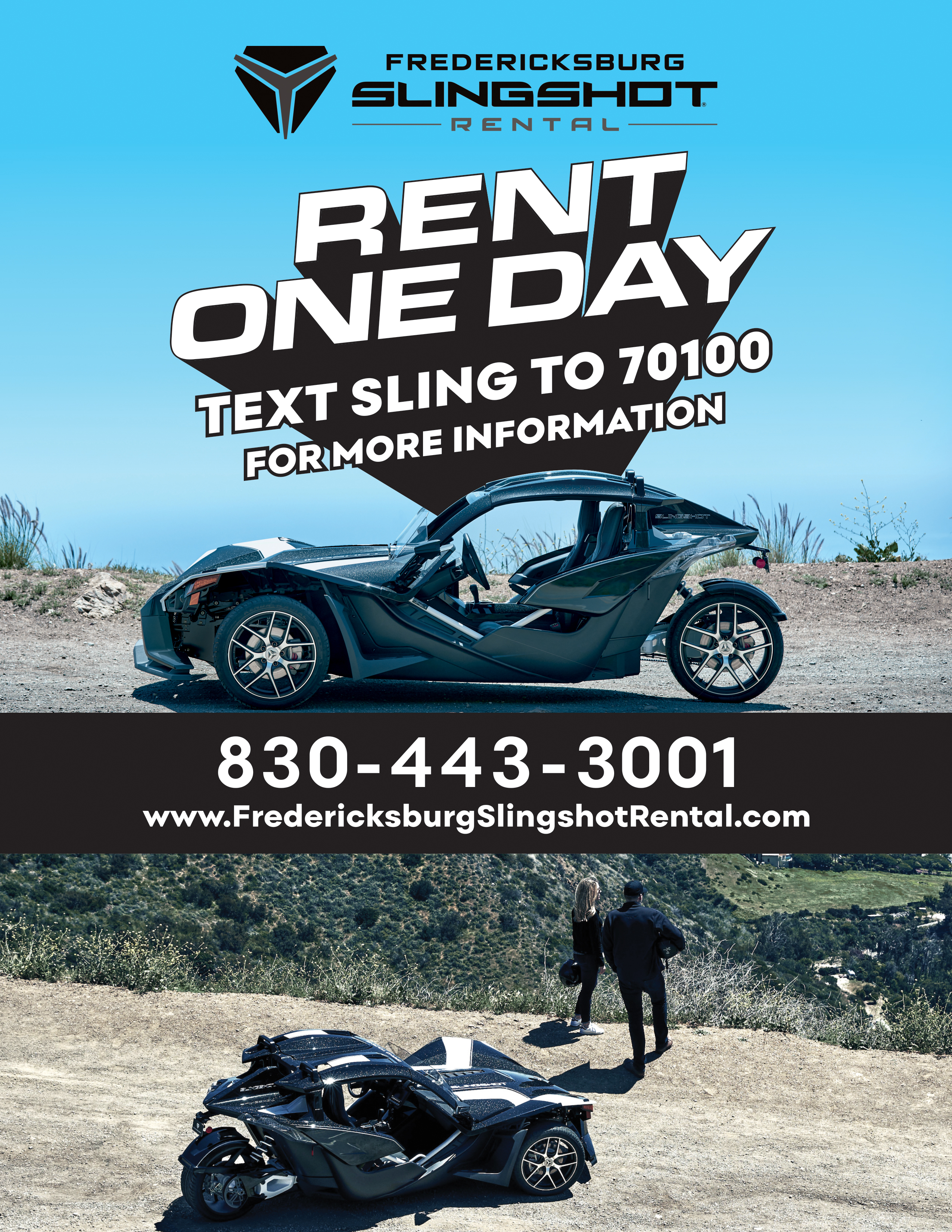 Magazine Design by saiTEJAS for Houston Slingshot Rental | Design #23332097