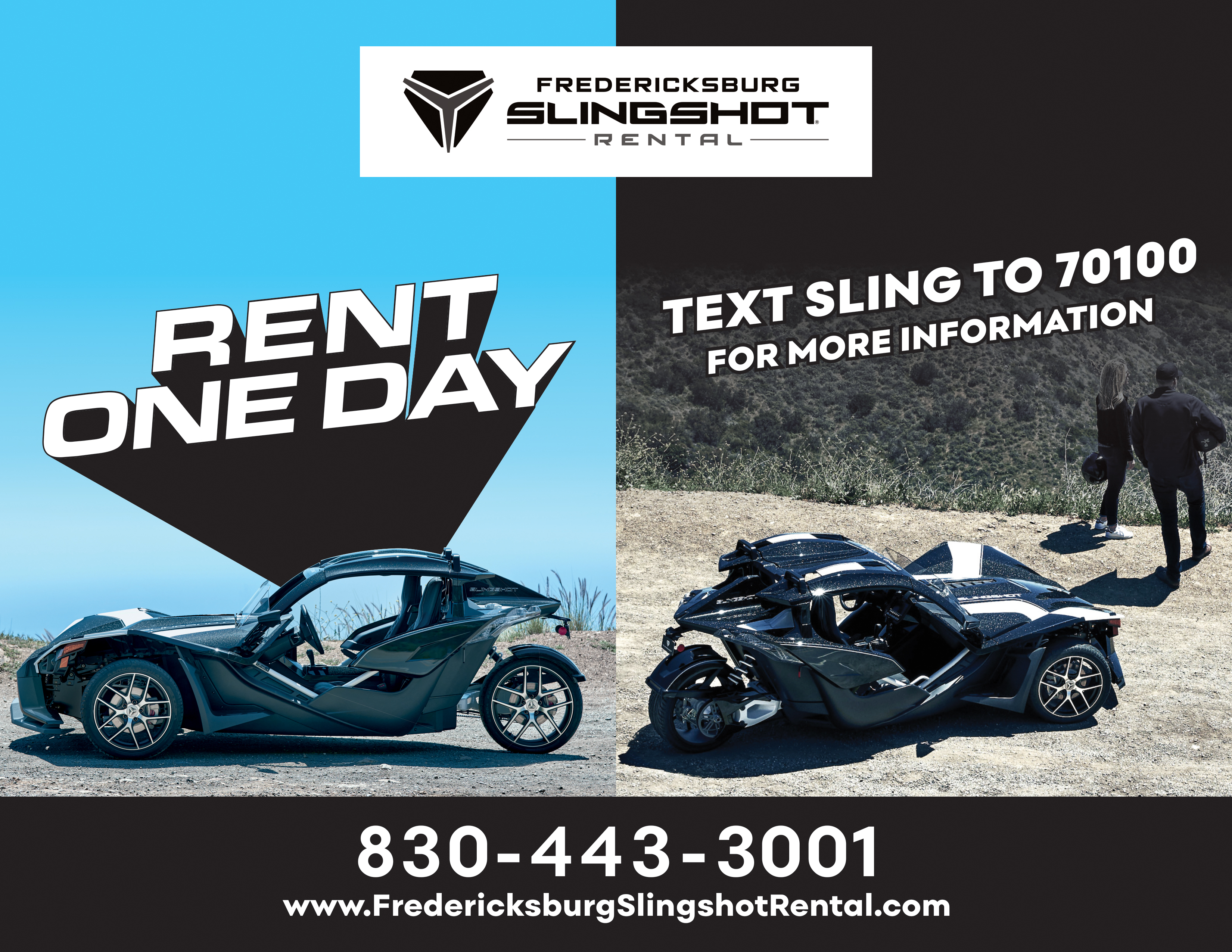 Magazine Design by saiTEJAS for Houston Slingshot Rental | Design #23332143