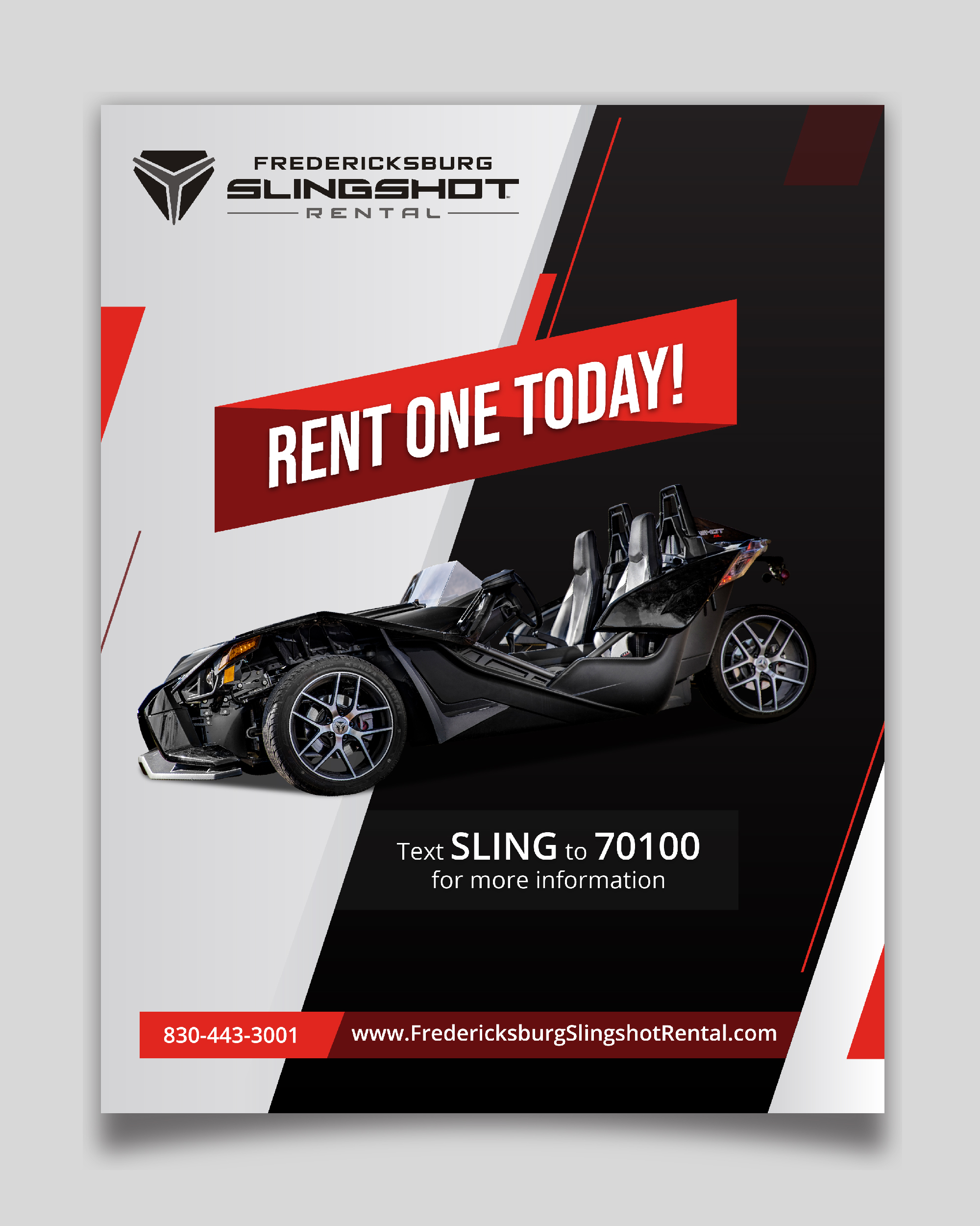 Magazine Design by Logozty Design for Houston Slingshot Rental | Design #23334308