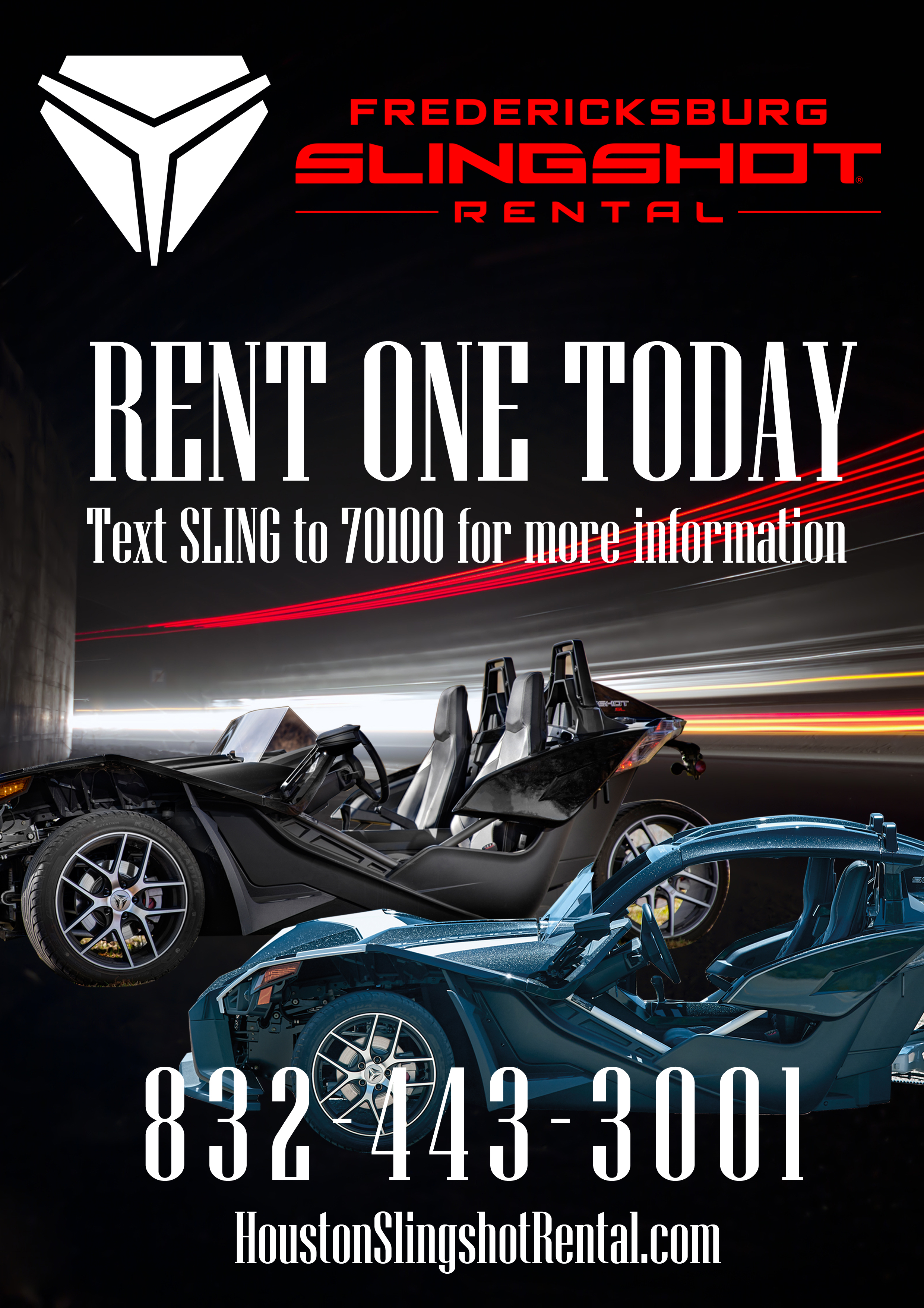 Magazin-Design von jancon 2 für Houston Slingshot Rental | Design #23328361
