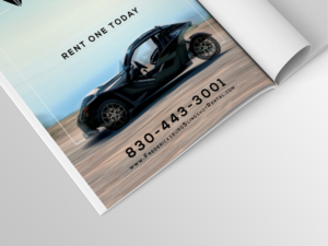 Magazine Design by nafizrahat for Houston Slingshot Rental | Design #23332749