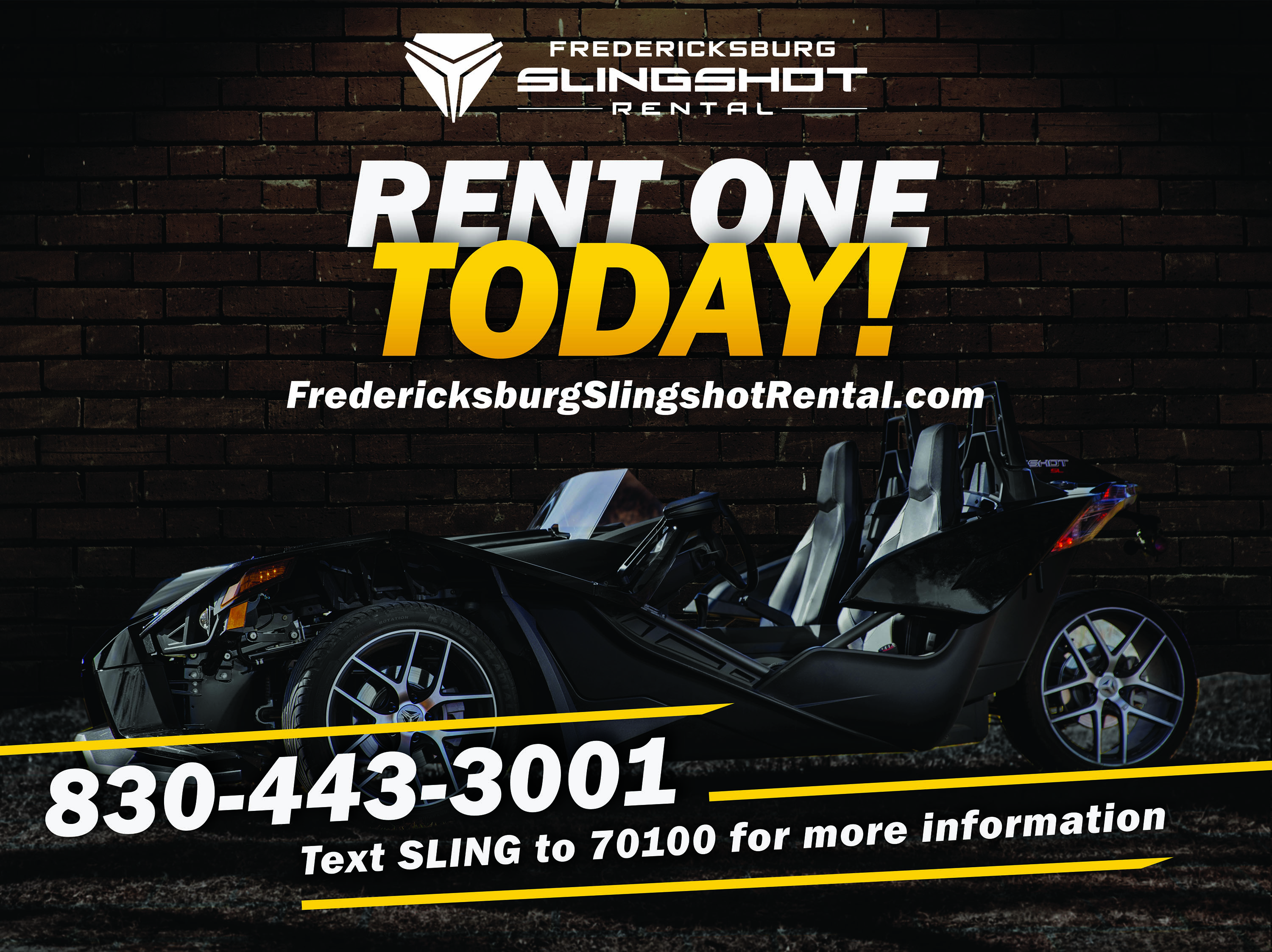 Magazine Design by _triplebytes_ for Houston Slingshot Rental | Design #23329061