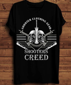 Shooter clothing gear and apparel (Shooters Creed) | Design de T-shirt par creative gravity