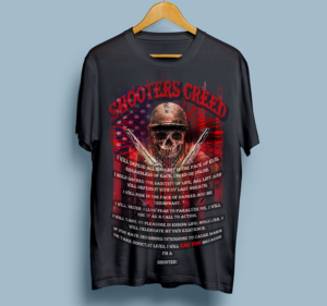 Shooter clothing gear and apparel (Shooters Creed) | Diseño de Camiseta por dundun