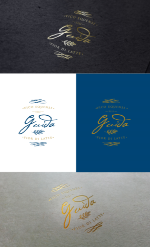 F.lli GUIDA Vico Equense (NA) -  Fior di latte (F.lli means brothers) | Logo-Design von GLDesigns