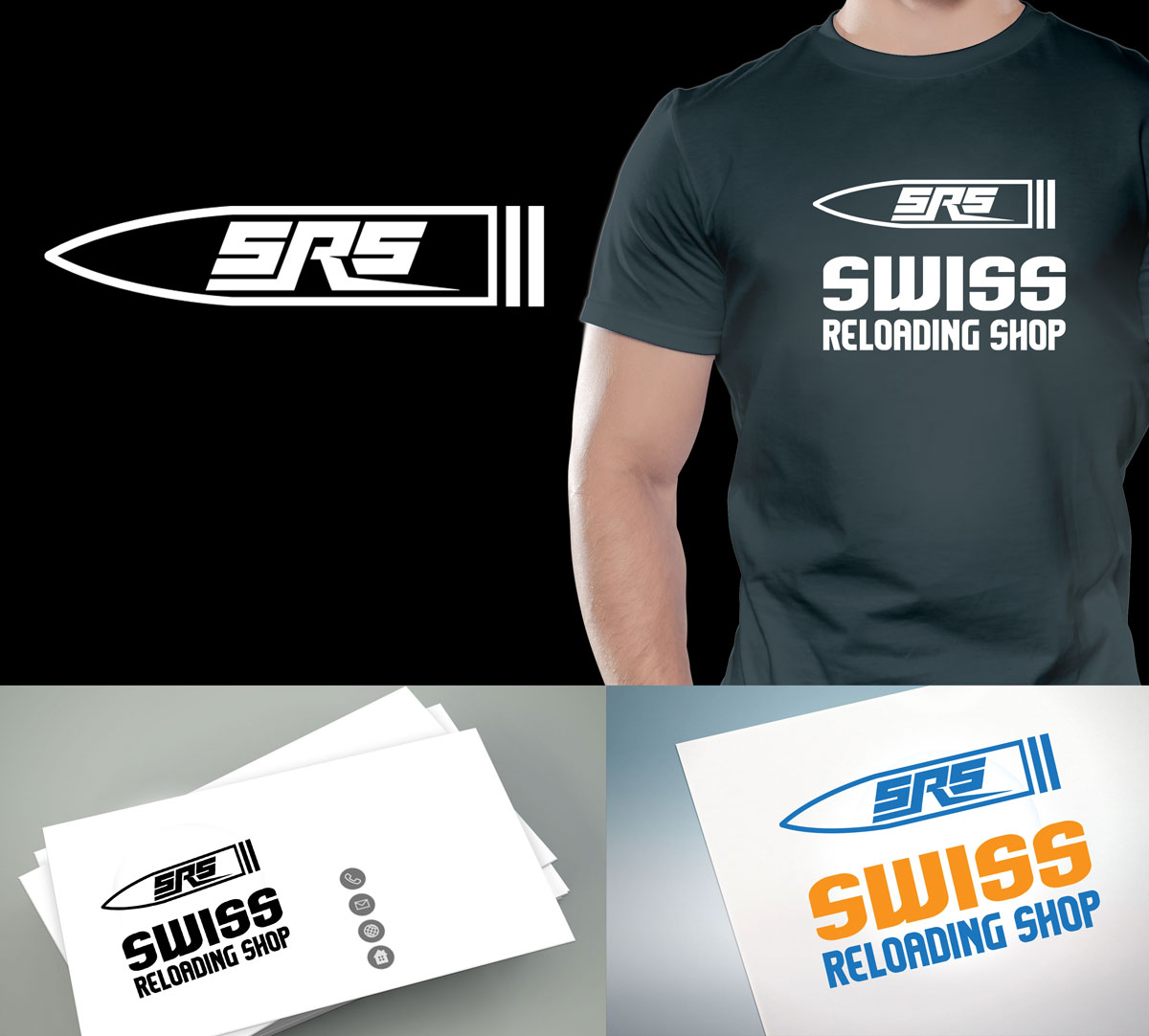 Logo Design by Wonderful design for Swiss Reloading Shop | Design #23307991