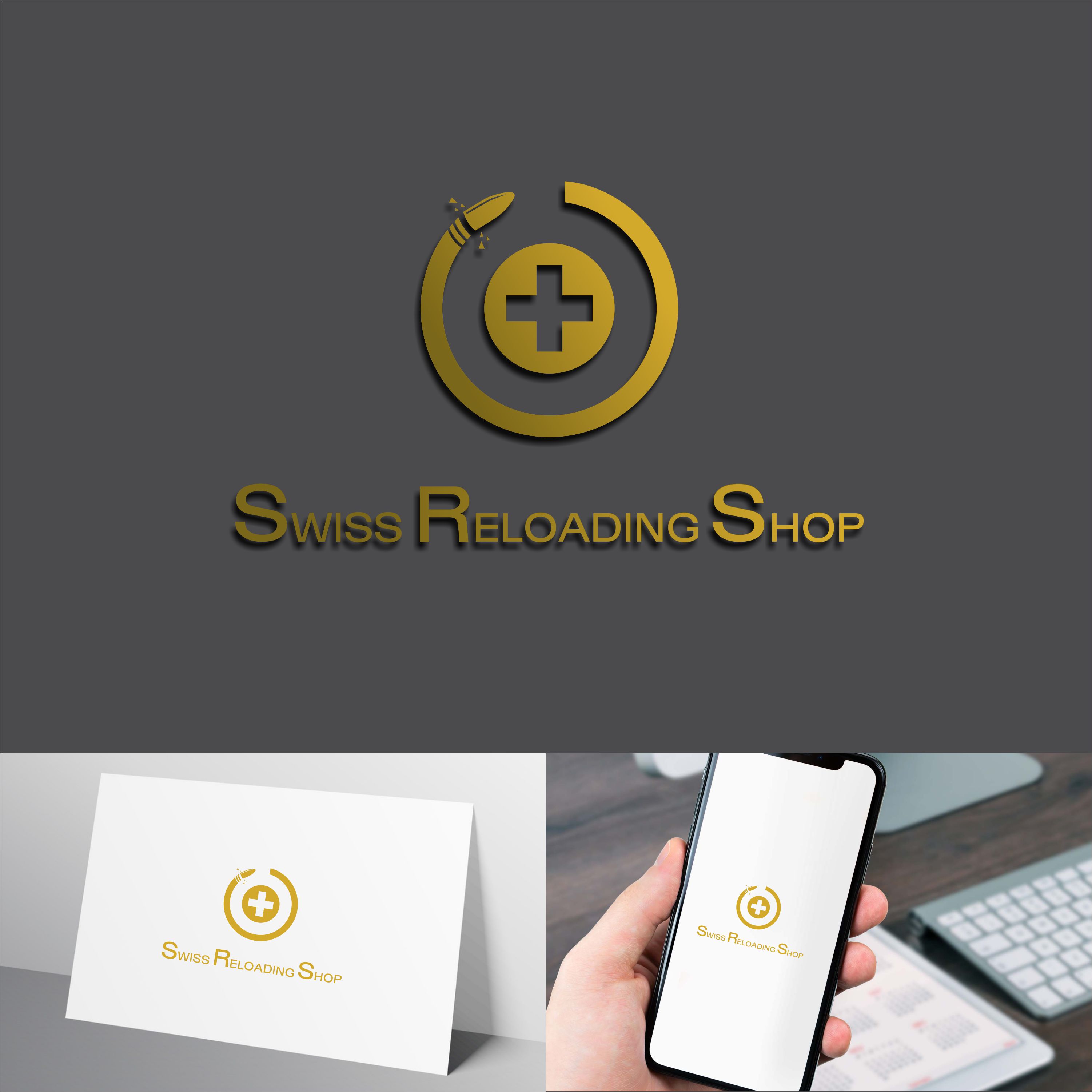 Logo Design by soriyeee for Swiss Reloading Shop | Design #23308036
