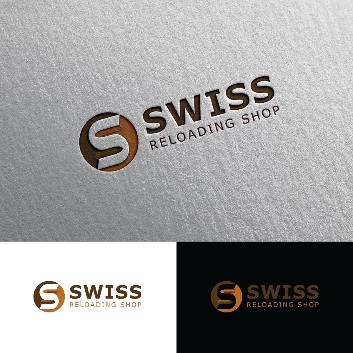 Logo Design by Rii for Swiss Reloading Shop | Design #23308312