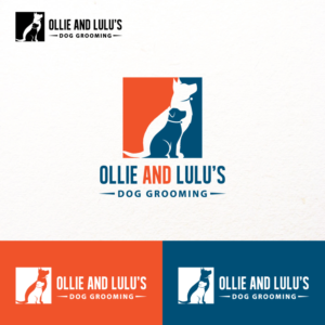 Ollie and Lulu's Dog Grooming | Logo-Design von belovedboss