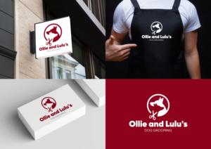 Ollie and Lulu's Dog Grooming | Logo Design by Stobart Creative