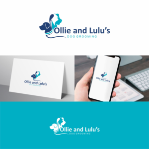 Ollie and Lulu's Dog Grooming | Logo-Design von soriyeee