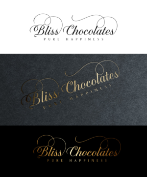 Bliss chocolates " Pure happiness" | Logo Design by Cactus Designs