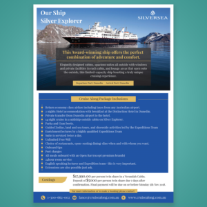 Sub-Antarctic Islands - Xmas and New Year 2020 | Flyer Design by CG PRITAM