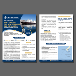 Sub-Antarctic Islands - Xmas and New Year 2020 | Flyer Design by aspiremedia