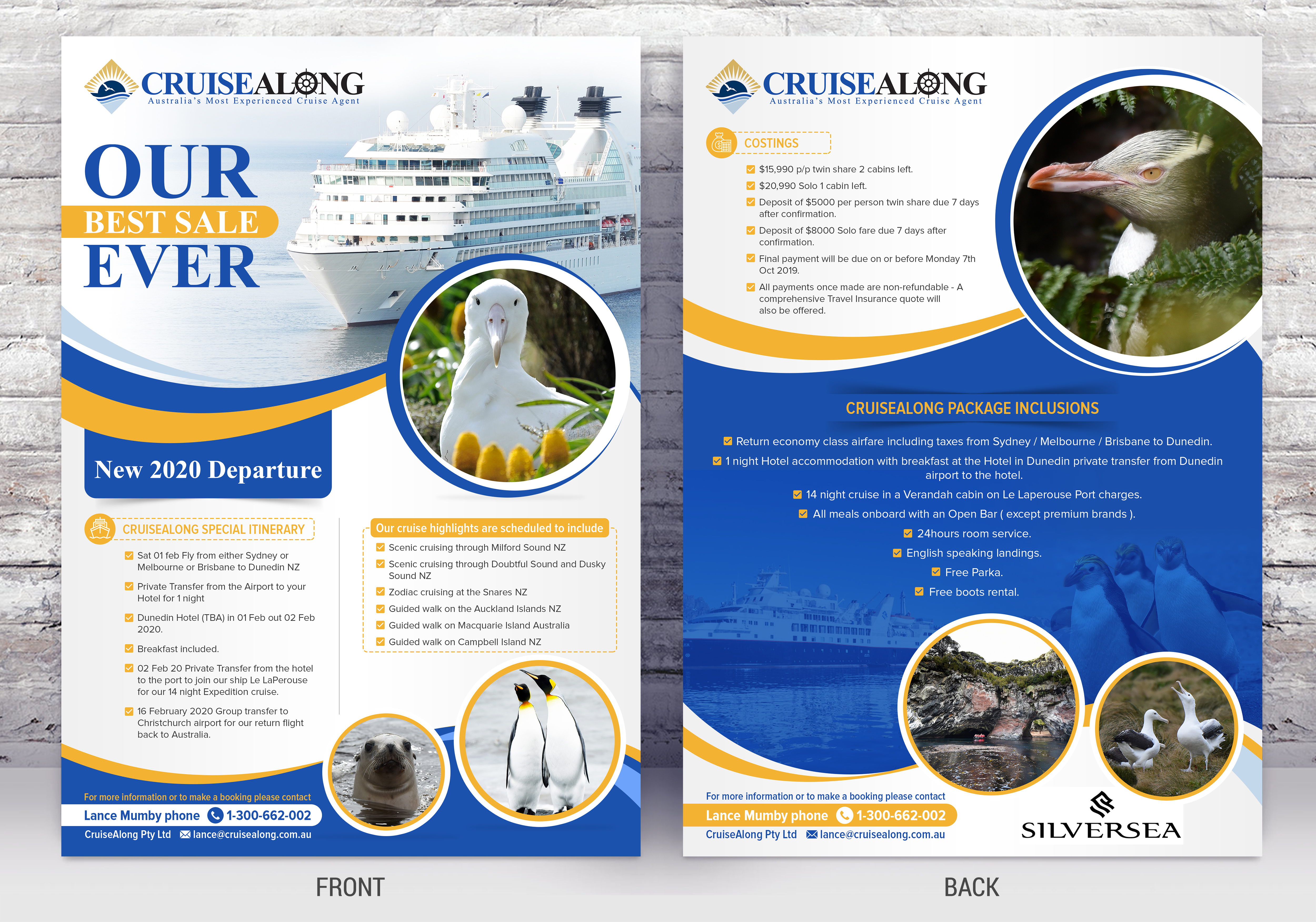 Diseño de Flyer por SAI DESIGNS para CruiseAlong Pty Ltd | Diseño #23309337