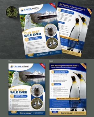 Flyer Design by SAI DESIGNS for CruiseAlong Pty Ltd | Design: #23326725