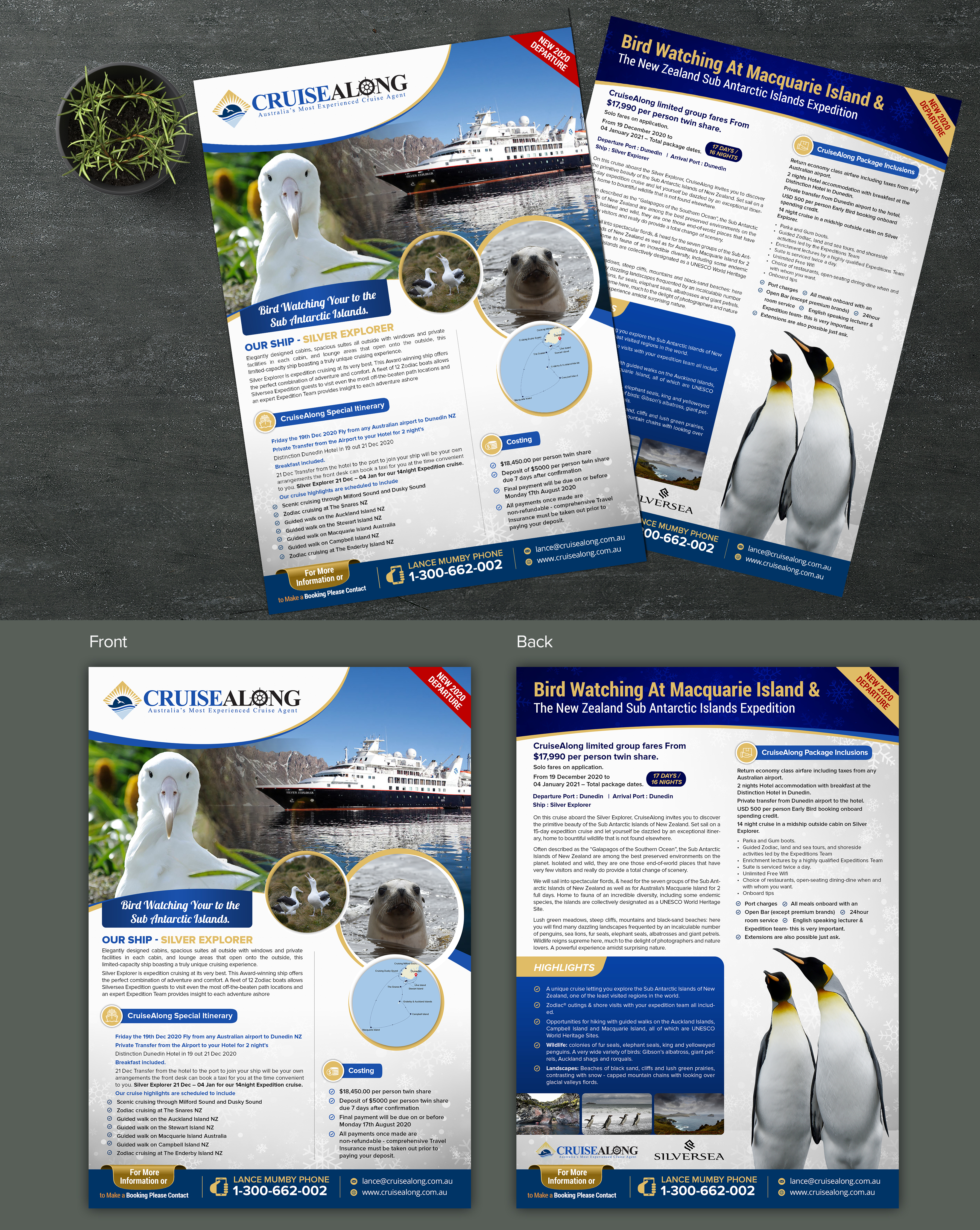 Flyer Design by SAI DESIGNS for CruiseAlong Pty Ltd | Design #23362084